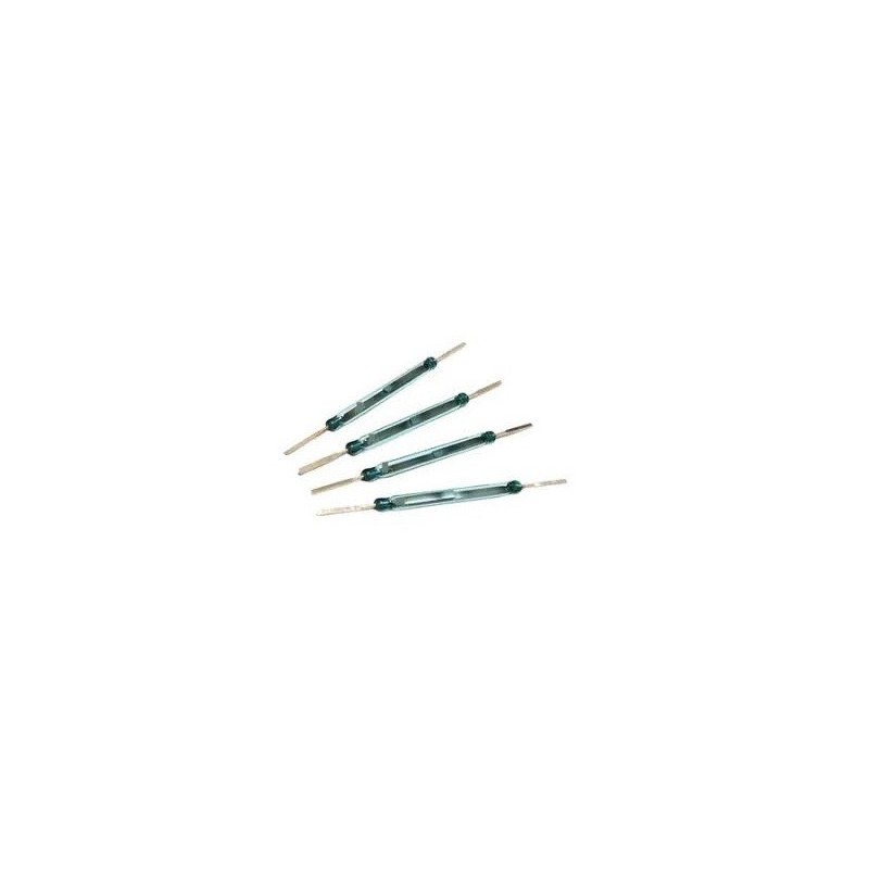 Ampola reed switch 5x50mm NA 3A Verde