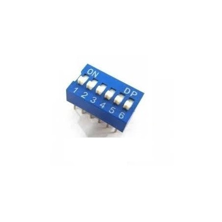 Chave dip switch 04 vias 180º