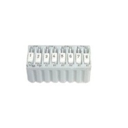 Chave dip switch 08 vias 180°