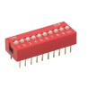 Chave dip switch 10 vias 180º