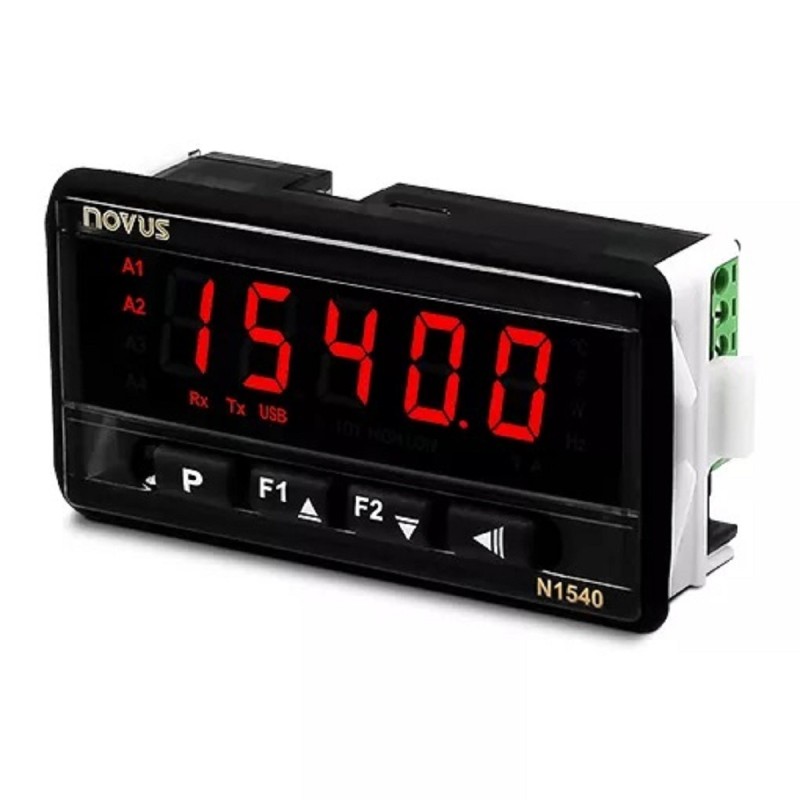 Indicador universal  de processos 12-24VCC/24VAC N1540 USB - Novus