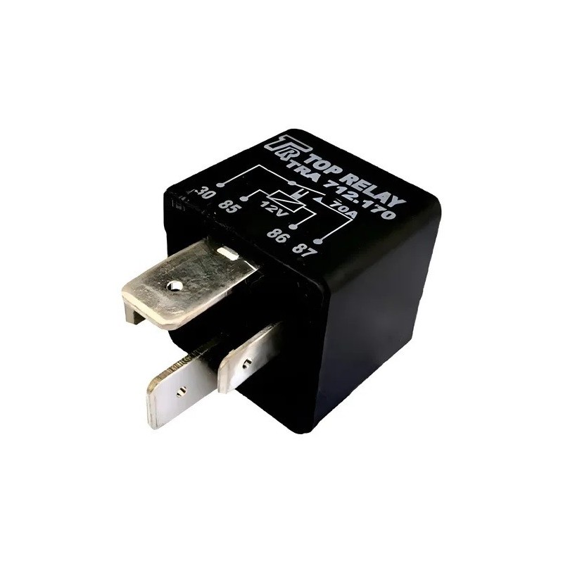 Relé 12Vcc 4 pinos auxiliar automotivo - TRA712170