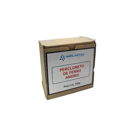 Percloreto de ferro pó 250gr anidro implastec