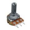 Potenciometro 10KA carvão 16mm estriado