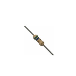 Resistor 5R6 1/4w 5% - Verde azul dourado dourado