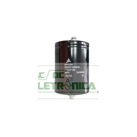 Capacitor eletrolitico 3300uf x 400v 105x77mm GIGA