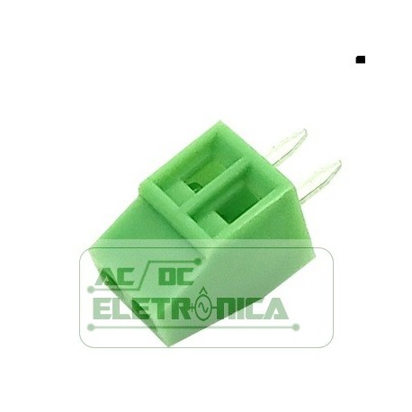 Conector borne KRE-2 vias mini 5mm DG308 verde