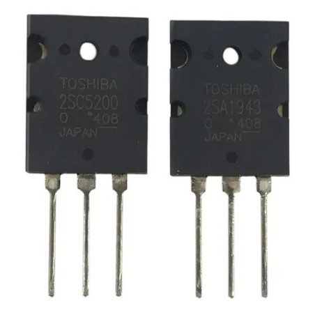 Transistor 2SA1943 + 2SA5200 original