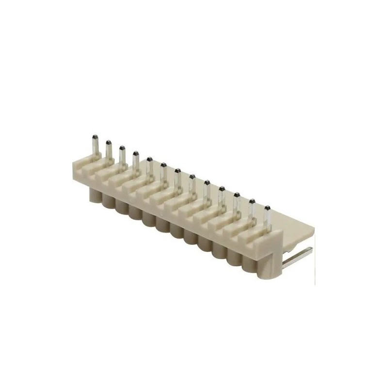 Conector KK 12 vias 90º macho 2,50mm PCI - 5046-12