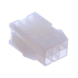 Conector 06 vias femea mini-fit 4,2mm - 420106hp051