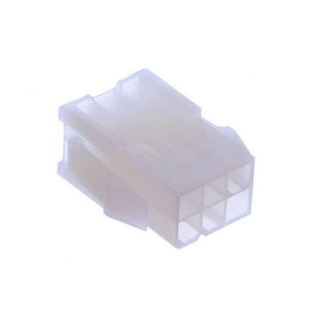 Conector 06 vias femea mini-fit 4,2mm - 420106hp051