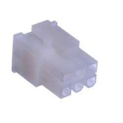 Conector 06 vias macho mini-fit 4,2mm - 420106hm051