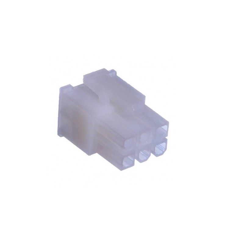 Conector 06 vias macho mini-fit 4,2mm - 420106hm051