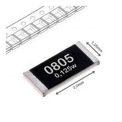 Resistor 10R 1/10w 5% smd 00805