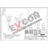 Terminal 660800TB051 femea para alojamento serie 6608 - Excon