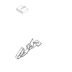 Conector 06 vias femea 3.96mm - 90331