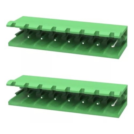 Conector STLZ950 08 vias 180º 5.08mm PCI