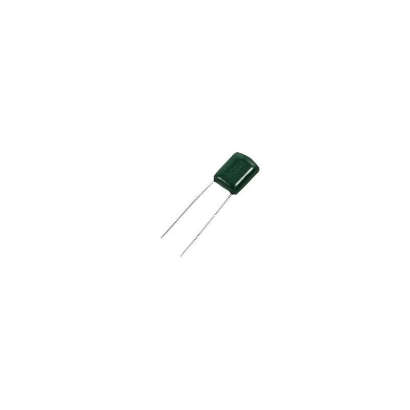 Capacitor poliester 22nf x 100v
