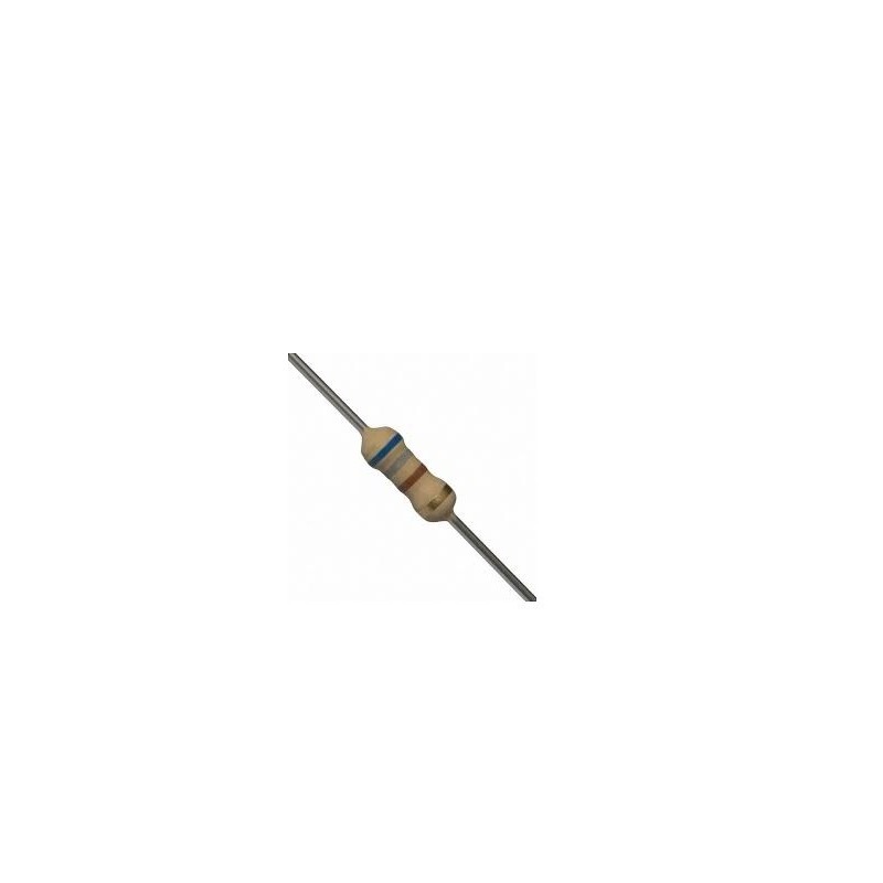 Resistor 680R 1/4w 5% - Azul cinza marrom dourado Resistor 680R 1/4w 5% - Azul cinza marrom dourado