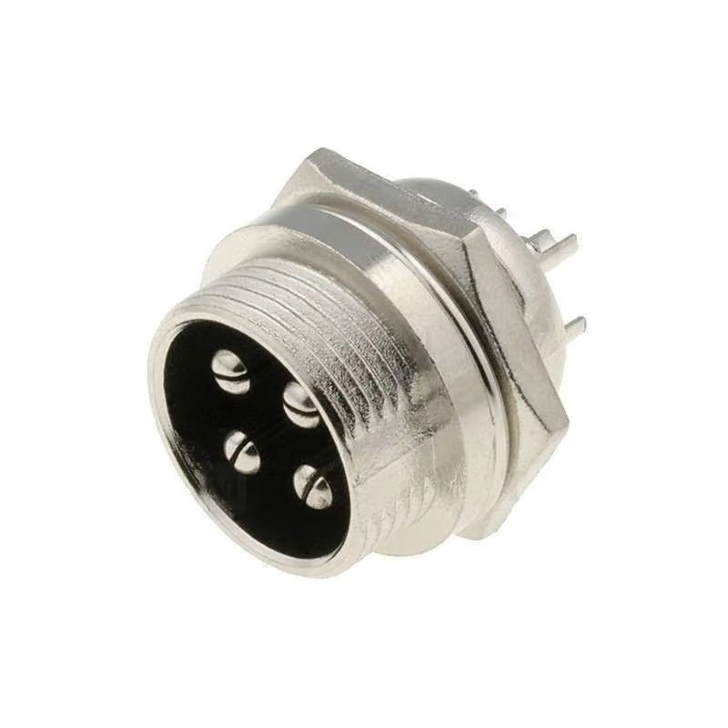 Conector mike 04 vias Macho