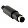 Conector 6 vias macho mini DIN circular ( plug mini din 6 vias macho)