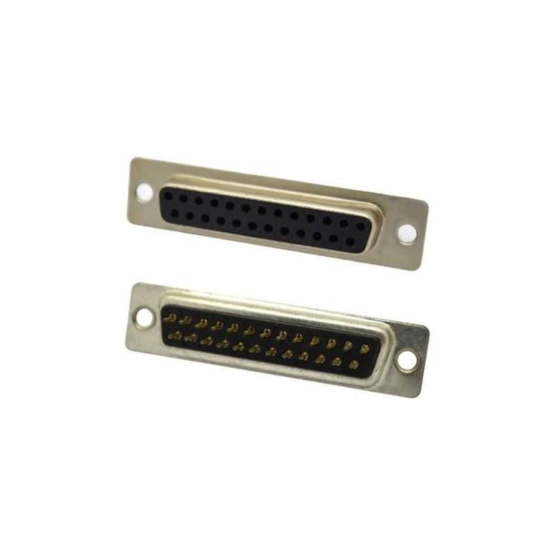 Conector DB25 femea pci 180°