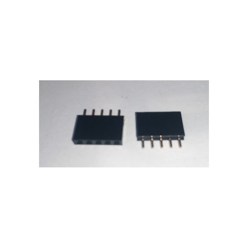 Conector MCS1 header pci femea 1x5 vias