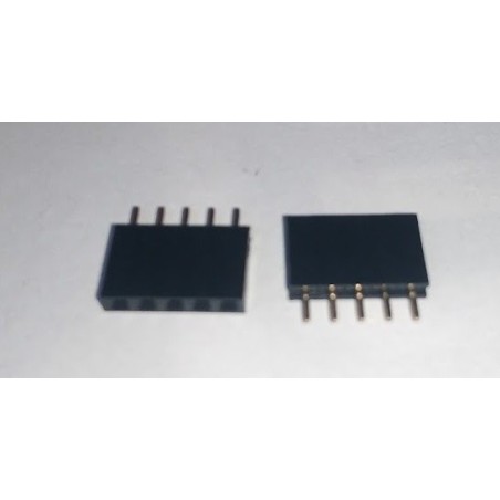 Conector MCS1 header pci femea 1x5 vias