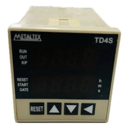 Temporizador digital 4 digitos 8 funsões TD4S-8A Metaltex