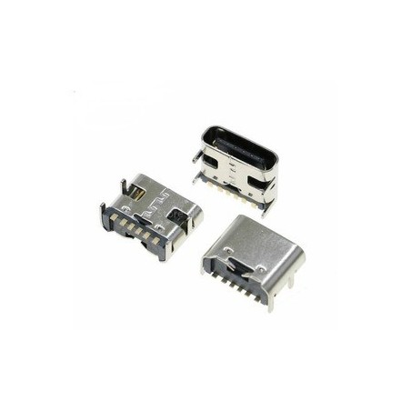 Conector usb tipo C fêmea 6 pinos PCI