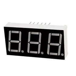 Display 7 seguimentos anodo 3 digitos 0,36" 3631BS-1 vermelho
