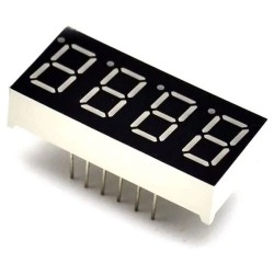 Display 7 seguimentos anodo 4 digitos 0,36" 3431BS-1 vermelho
