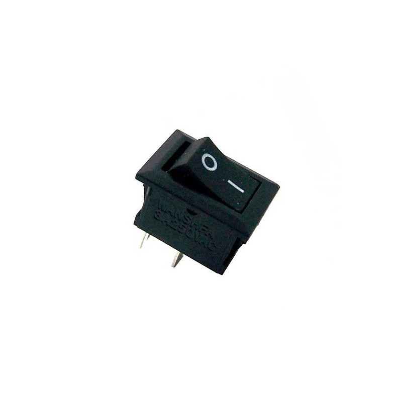 Chave gangorra KCD11-101 mini 02 Posições 01 polo 2t preta