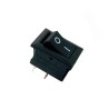 Chave gangorra KCD11-101 mini 02 Posições 01 polo 2t preta