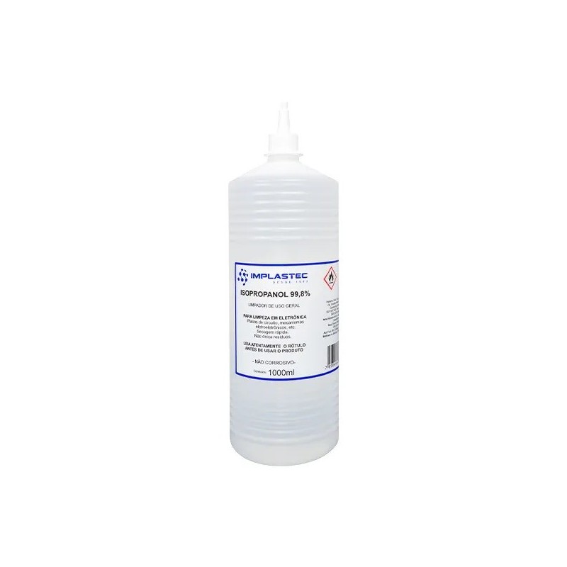 Alcool isopropilico 1LT 99,8% implastec
