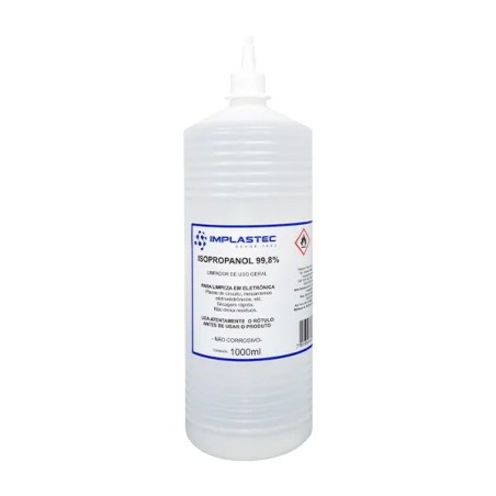 Alcool isopropilico 1LT 99,8% implastec