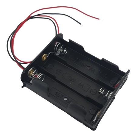 Suporte de pilhas p/ 3 pilhas AA