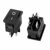 Chave gangorra KCD1-104 02 Posições 02 polo 4t preta 6A 250Vac