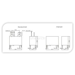 Rele p/ ar condicionado 12vcc 20A 250vac sfk-112dm