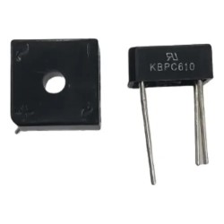 Ponte retificadora BR610 - 6amp 1000v(DBR610-KBPC610)