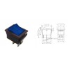 Chave gangorra KCD4 16A 250V~ 4T azul