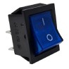 Chave gangorra KCD4 16A 250V~ 4T azul