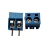 Conector borne KRE-2 vias 5mm azul