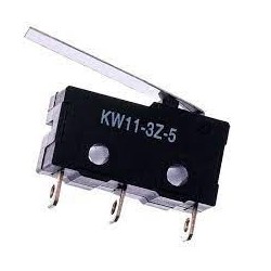 Chave micro switch kw11 haste 25mm 3A 250v