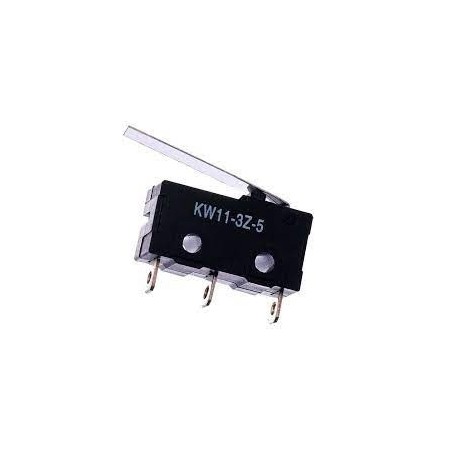 Chave micro switch kw11 haste 25mm 3A 250v
