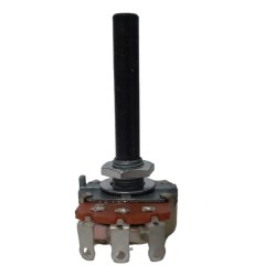 Potenciometro 4,7M linear carvão 23mm eixo plastico
