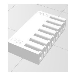 Conector KK 7 vias femea 3,96mm 396107HA Excon