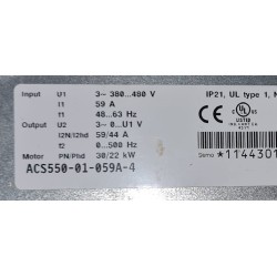 Inversor De Frequência Abb Acs550-01-059a-4 40cv 380/480v - Recondicionado