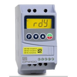 Inversor de frequencia weg CFW100 mono 0,50cv 2,6A 200-220Vca