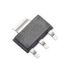 Circuito integrado regulador AMS1117-ADJ smd SOT223
